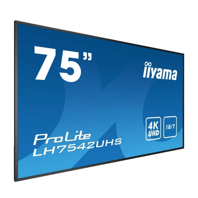 Monitor wielkoformatowy iiyama Prolite LH7542UHS-B3 IPS 4K UHD 18/7 Android FailOver